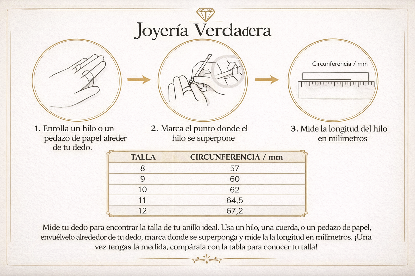 Anillo Caballero Ref 109 Oro Laminado 18K