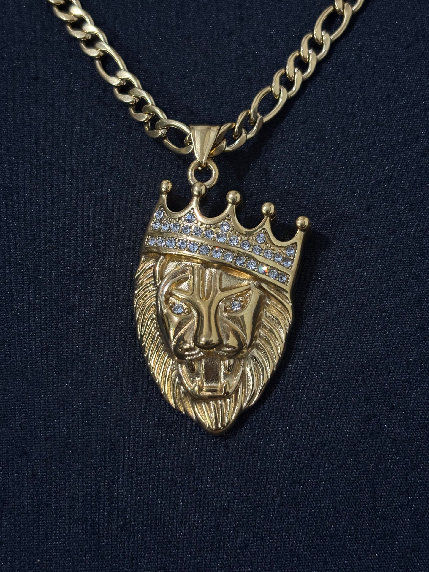 Cadena 3X1 + Dije León Hombre