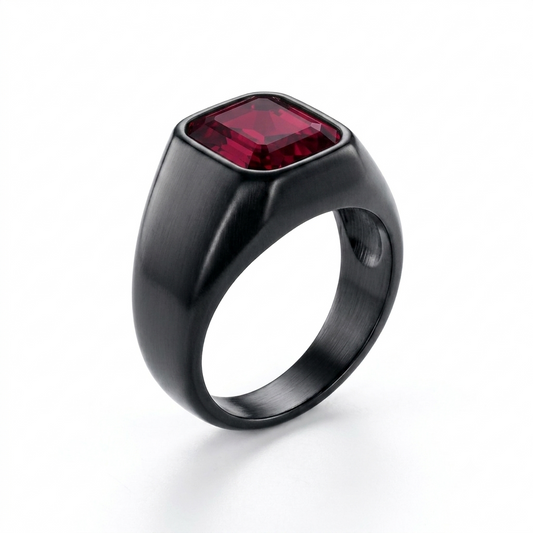 Anillo Caballero Ref 128 Titanio Macizo