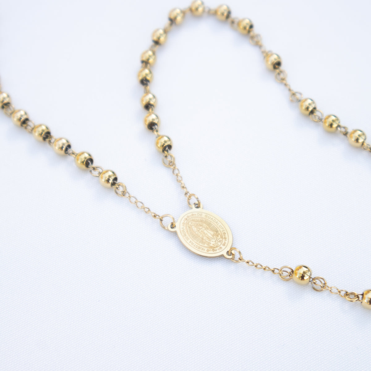 Camándula Oro Laminado 18K Balín # 6