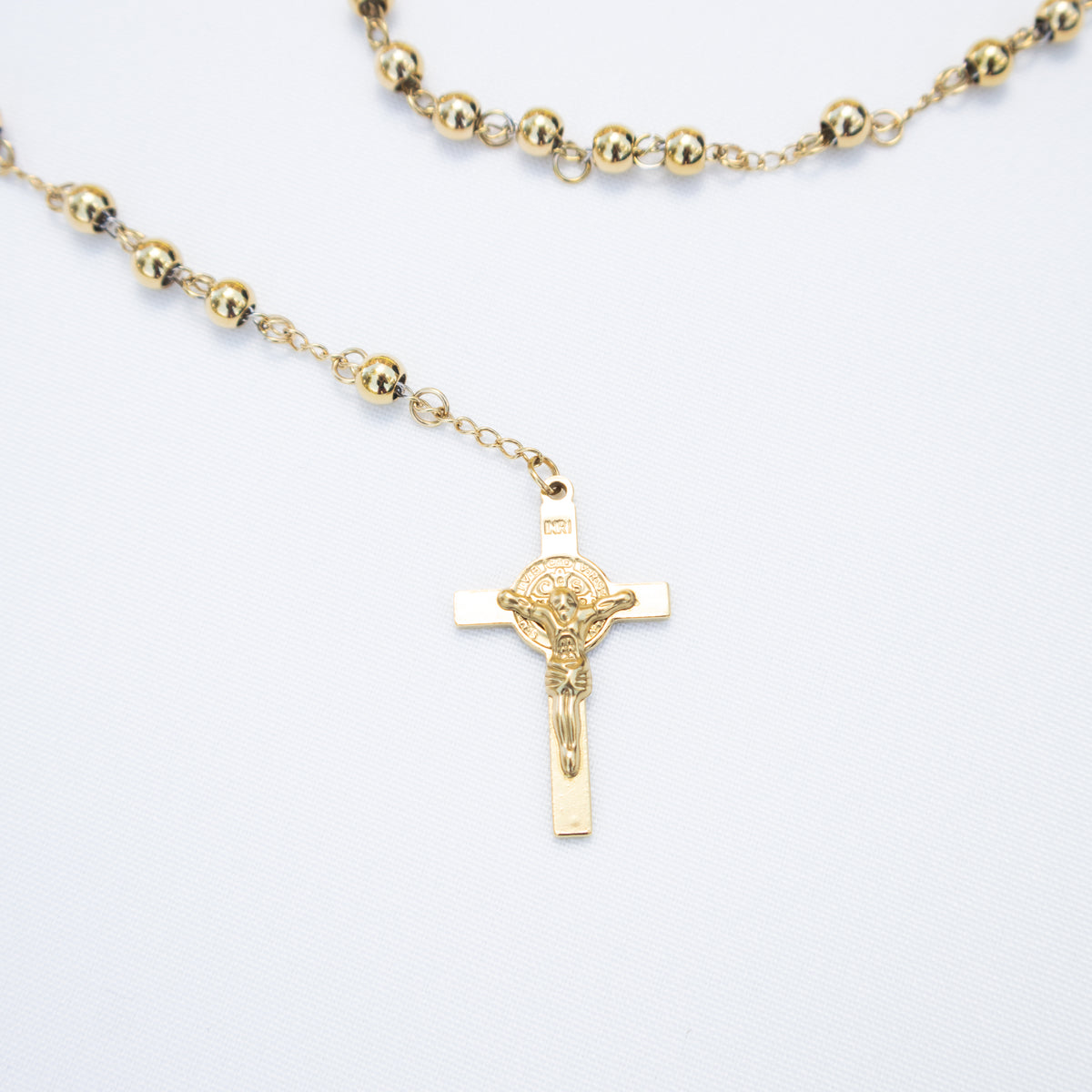 Camándula Oro Laminado 18K Balín # 6