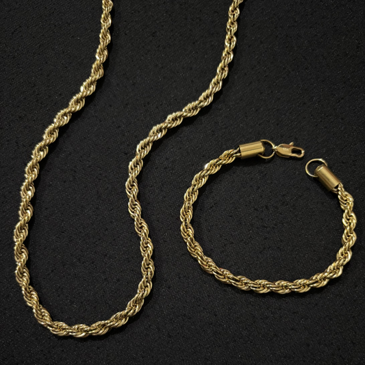 Combo Lazo Cadena + Pulsera Hombre