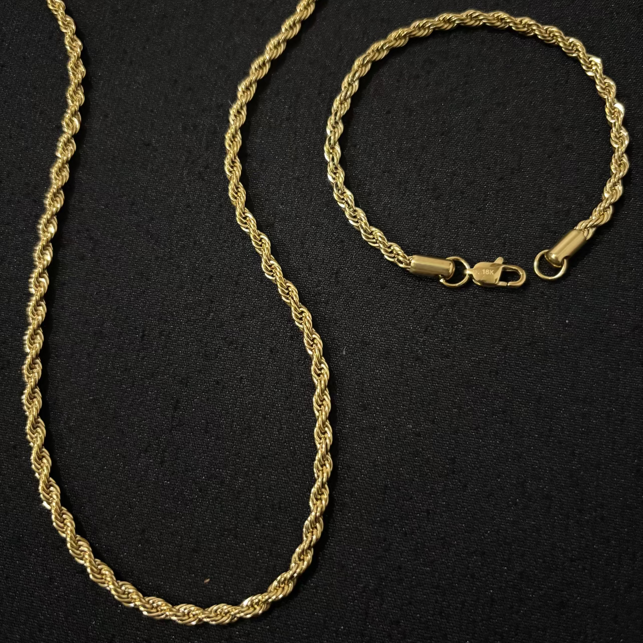 Combo Lazo Cadena + Pulsera Hombre