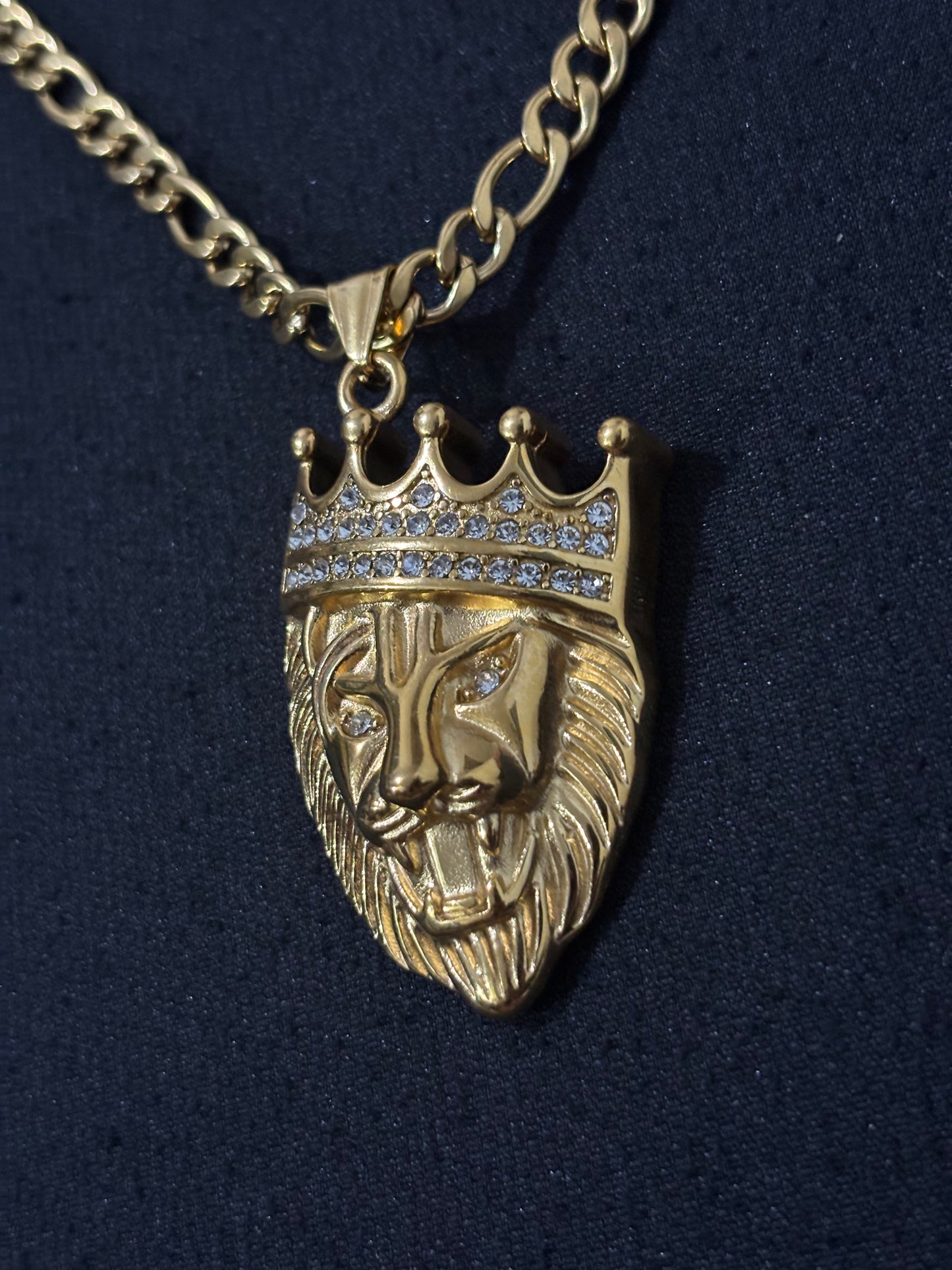 Cadena 3X1 + Dije León Hombre