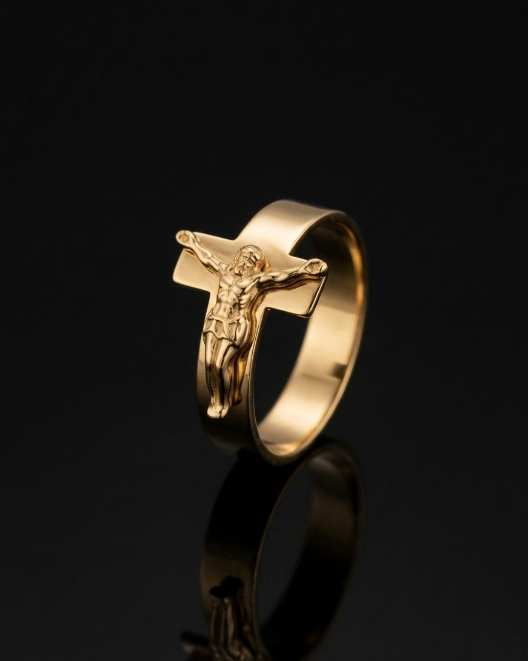 Anillo Caballero Ref 112 Oro Laminado 18K