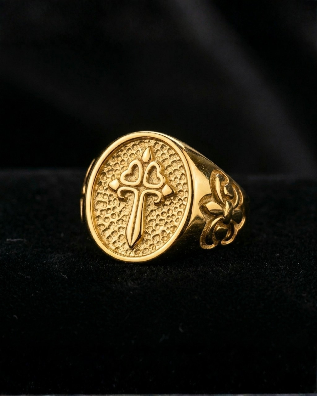 Anillo Caballero Ref 111 Oro Laminado 18K