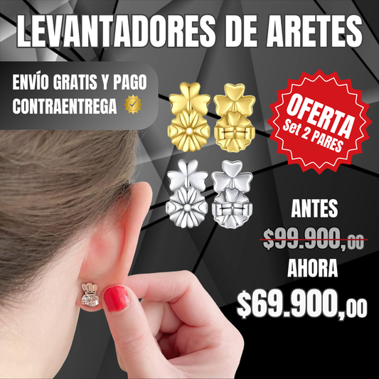 LEVANTADORES DE ARETES® - SET 2 PARES